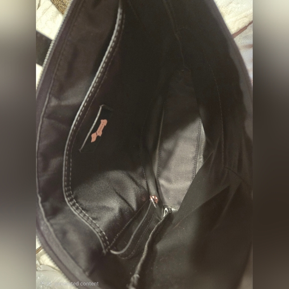 Radley London Pocket Essentials Medium Ziptop Backpack - Black & Rose Gold - Picture 8 of 15